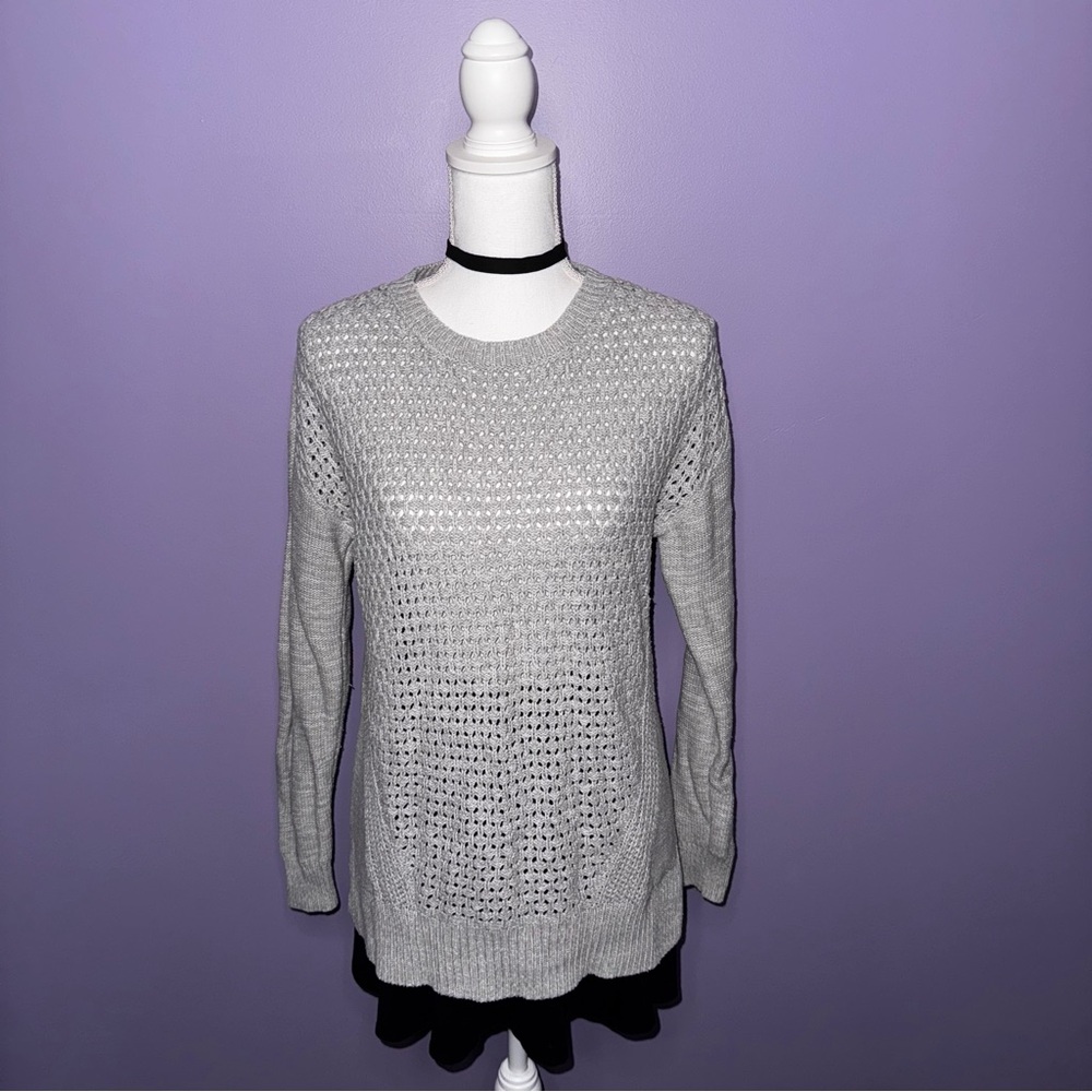 Stylus Gray Chunky Knit Sweater